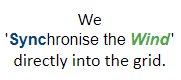 At SyncWind Power Limited, we 'Synchronise the Wind' directly into the grid.